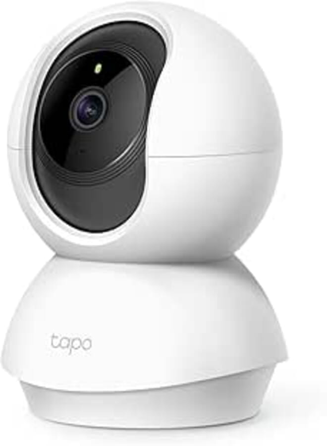 كاميرا تابو tc70 الذكية بزاوية 360 درجة مع واي فاي، 1080 بكسل، مع ضوء وصوت